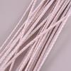HTP Cotton Candle Wicks, Smokeless & Long-Burning, Pre-Waxed with Metal Holder