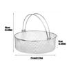 Professional Grade Air Fryers Mesh Insert Stainless Steel Basket With Handle For Fries and Chicken Wing