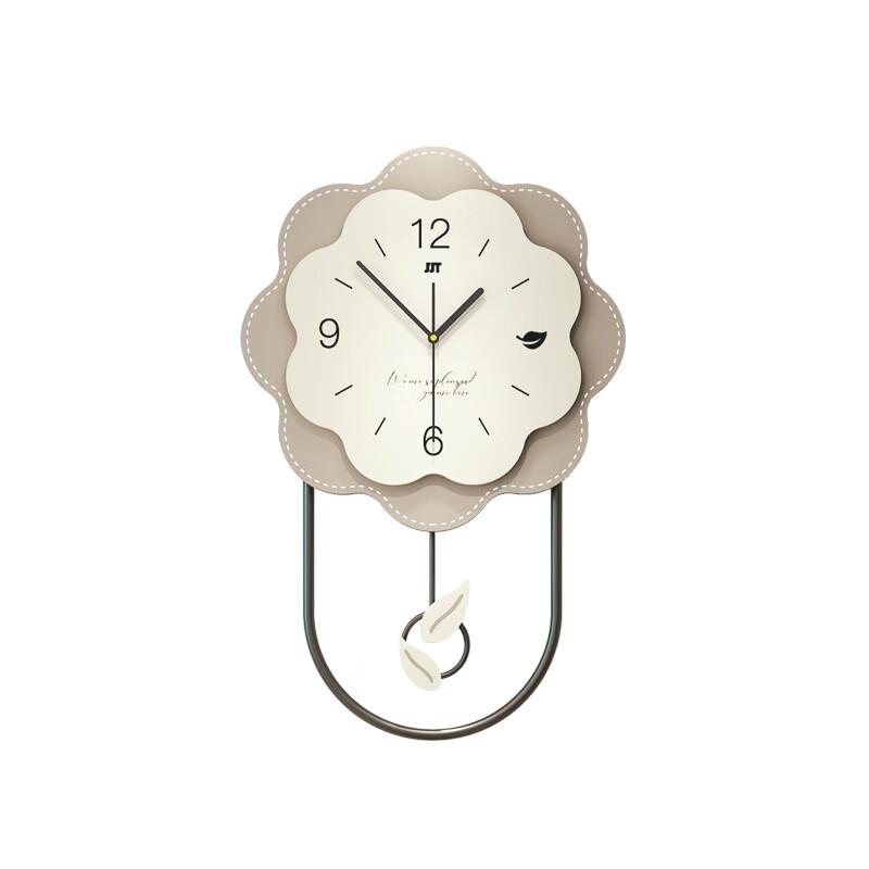

Jiu Jiuda Cream Flower Decorative Wall Clock