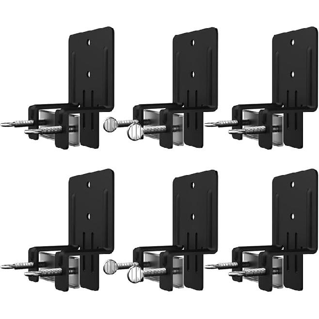 COMASACH 6 Pcs Non-Slip Mattress-Gasket for Bed-Frame, Anti-Slip Metal Bed Stoppers, Mattress-Retainer-Bar Fit for Platform Bed, Ajustable Mattress