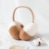 Windproof Faux Fur Ear Warmers Two Tone Foldable Earmuffs Stylish Thermal Ear Covers  Winter Season