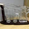 Gun-Shaped Glass Whiskey Decanter and Dispenser Set