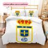Real Oviedo Patronen Beddengoed Huisdecoratie Verjaardagscadeau (1 dekbedovertrek + 2 kussenslopen, zonder binnenkussen)