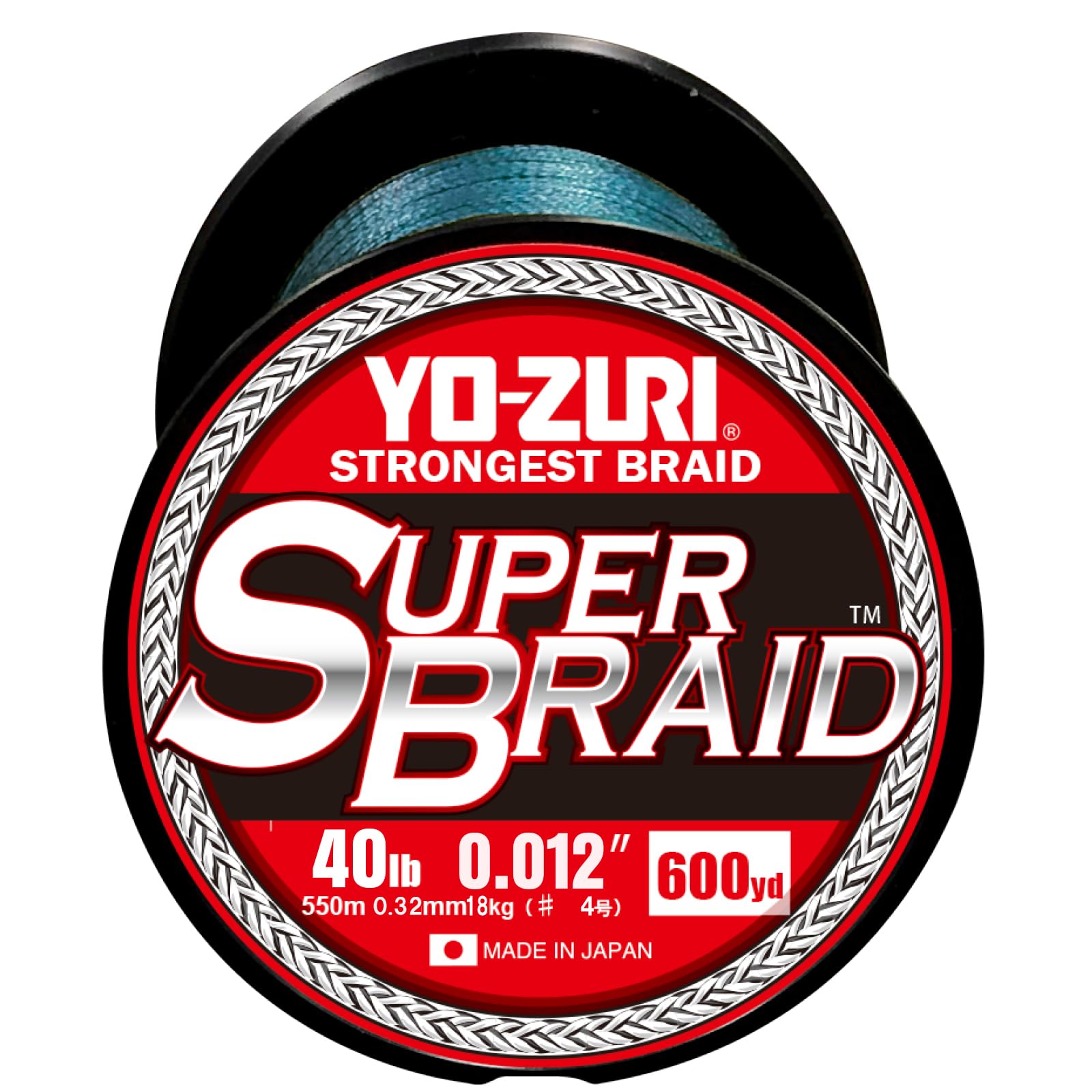 

Плетеный шнур PE Super Braid 600 ярдов 40 фунтов Синий цвет YO-ZURI