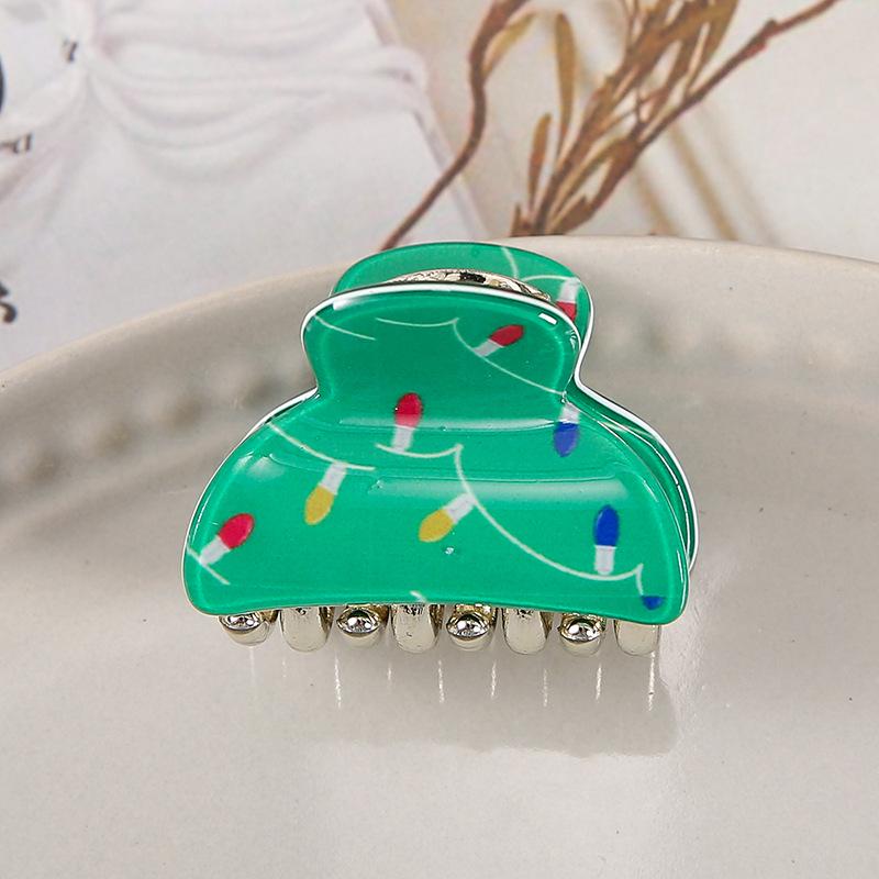 Korean Christmas Acrylic Hair Clip for Women and Babies
