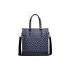 New Graham Cow Leather Tote Bag, Shopping Bag, Shoulder Bag, Crossbody Bag, Handbag Tubas Women's Black Blue CE749-QBMQ