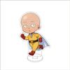 10CM Anime ONE PUNCH MAN  Figure Stand Model Saitama/Genos/BLAST/Tatsumaki  Cute Desk Decor Standing Sign Gifts