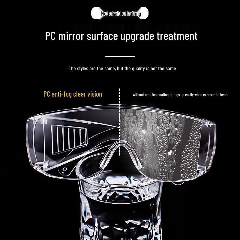 Anti-Fog Protective Goggles for Sand, Splash, Dust - Ideal for Industrial Use, Cycling, and Dust Protection for Men