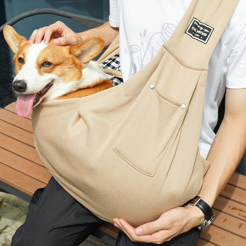 Outdoor Travel Shoulder Bags For Pets, Dog Carrier Bag, Puppy Sling Bag, Pet Carrying Supplies