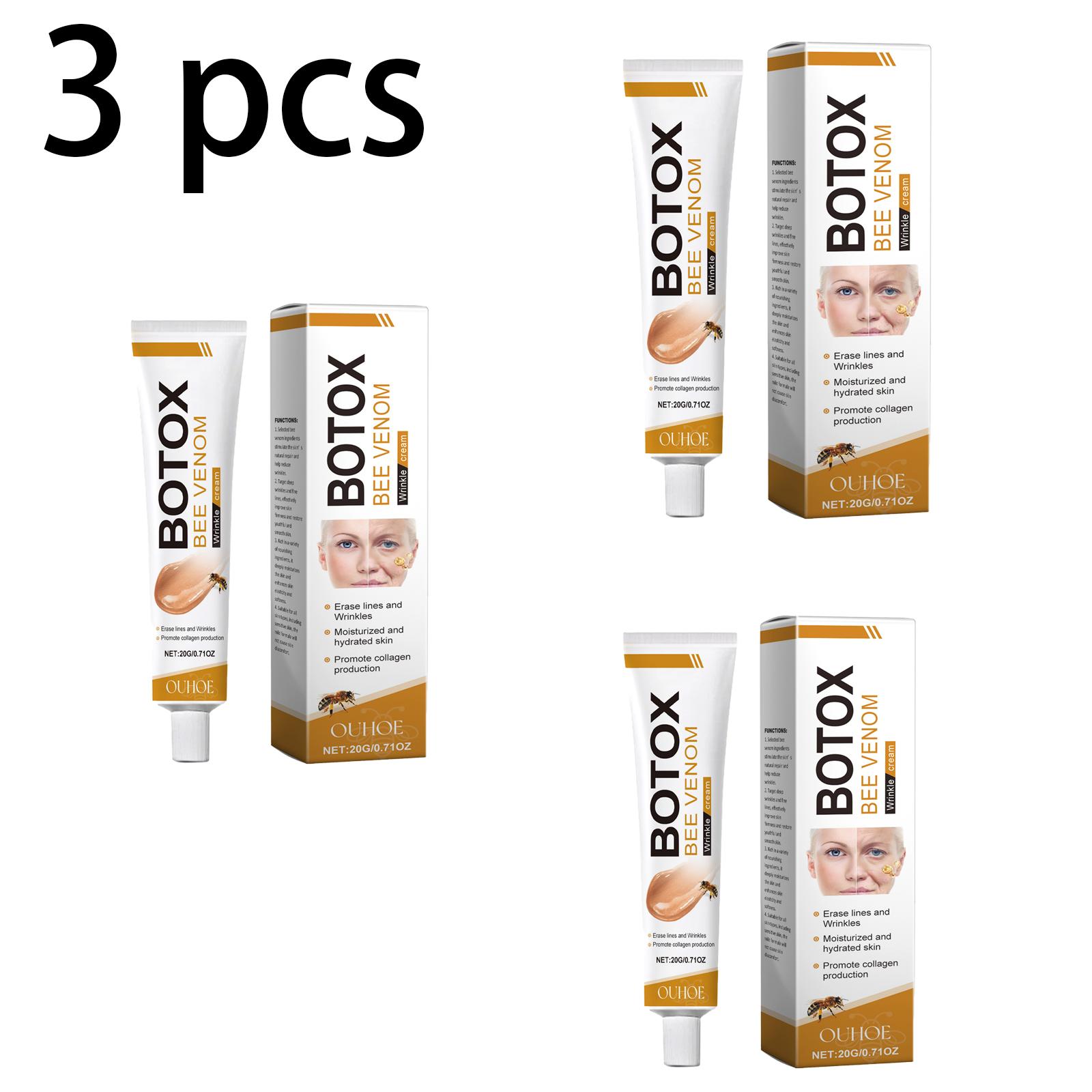 

Крем для ухода за лицом с пчелиным ядом OUHOE, нежный увлажняющий крем для лица, подтягивающий и придающий объем, осветляет кожу 20 г