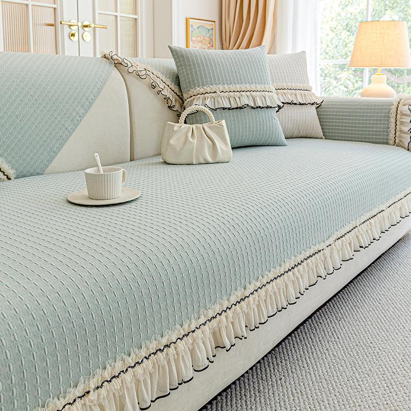 French Chenille Sofa Cushion  New Four-Season Universal Non-Slip Seat Cushion Premium Sofa Cover Cloth Towel