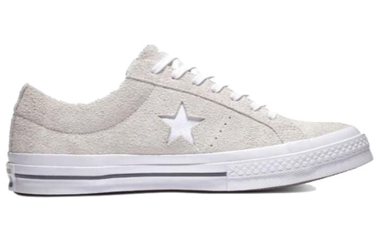 One Star Converse Low Vintage Suede 'White' 161577C