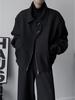 Spring & Autumn American-Style Wide Shoulder Men's Flight Jacket: Korean Simple Short Loose Casual Versatile Outerwear