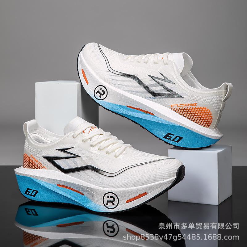 Neue physische Test-Rennschuhe Einzel-Mesh atmungsaktiv Marathon Carbonplatte Sport- und Freizeitschuhe
