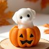 Easy Releases Silicone Mould for Halloweens Candle Pumpkin Specters Designs Crafting Supplies