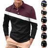 Men's Long-sleeved Collared Button-down Pocket Casual Top