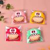 Foodie Little Monster Snowflake Crisp Self-Adhesive Gift Bags, Cookie & Candy Packaging, 100-Pack, 3 Color Options