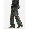 51 Hip-Hop Street Vibe Retro Patch Pocket Parka Camouflage Pants Male American Fashion Brand Hiphop Loose Straight Trousers