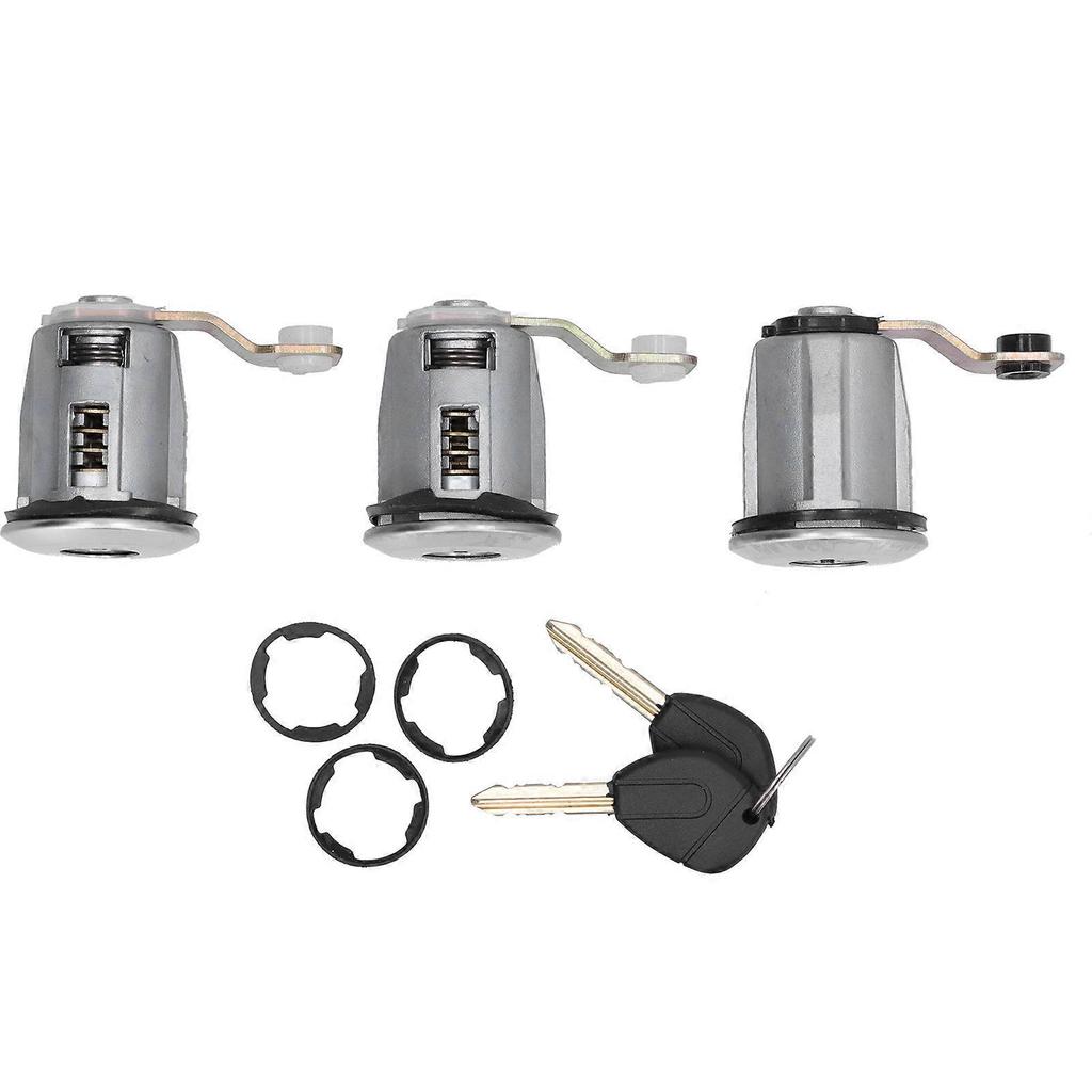 3Pcs Door Lock Barrel Cylinder W/Keys 252522 Fit for Citroen Berlingo/Xsara/Xsara Picasso