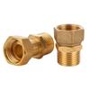 Industrial Brass Threaded Valve 4point G12 For Water Pipe Joint Featuring Leakproof Design And Gravity Necking Safety