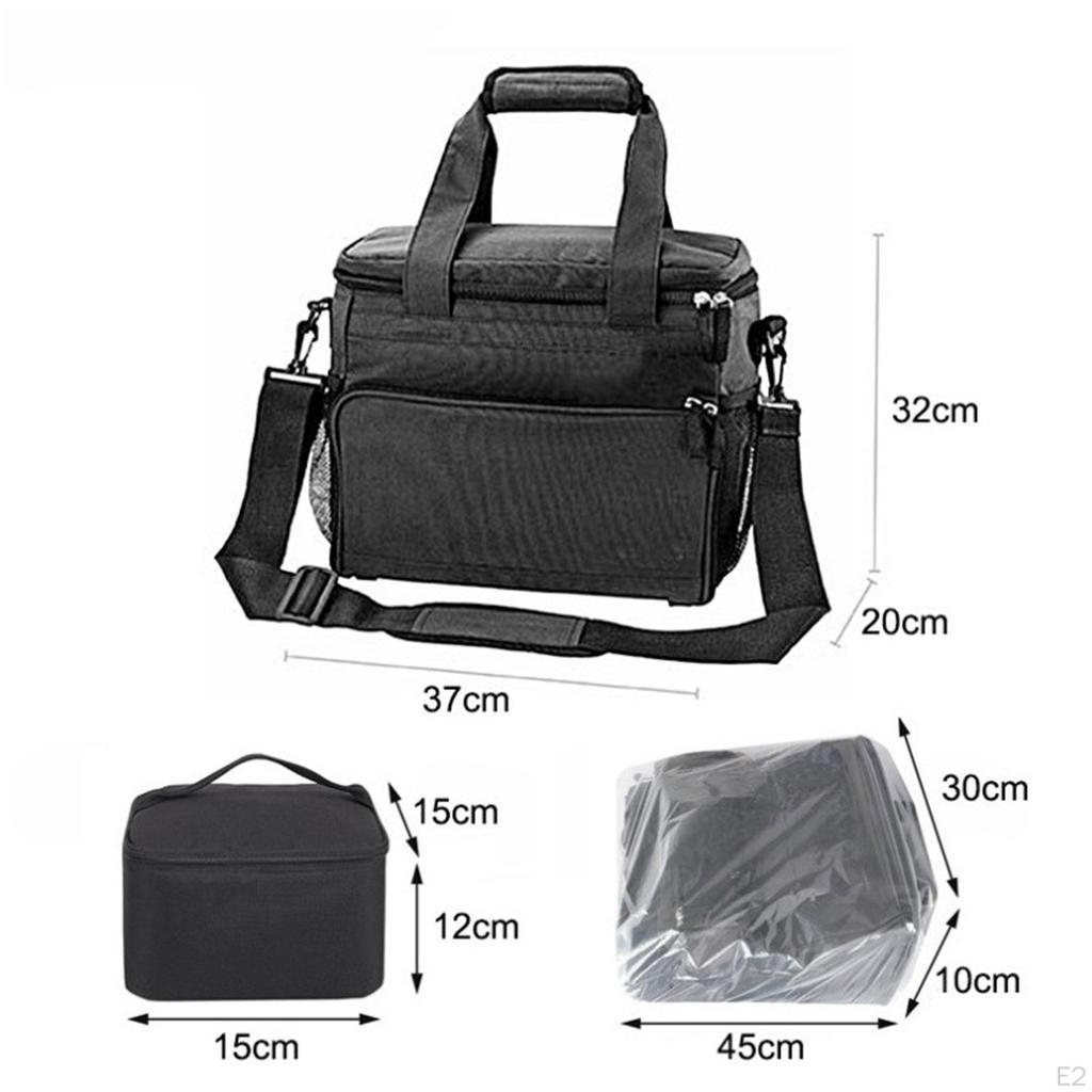 Weekend Overnight Dog Travel Bag Pet Treat Carrier with Handle Food Storage Containers for