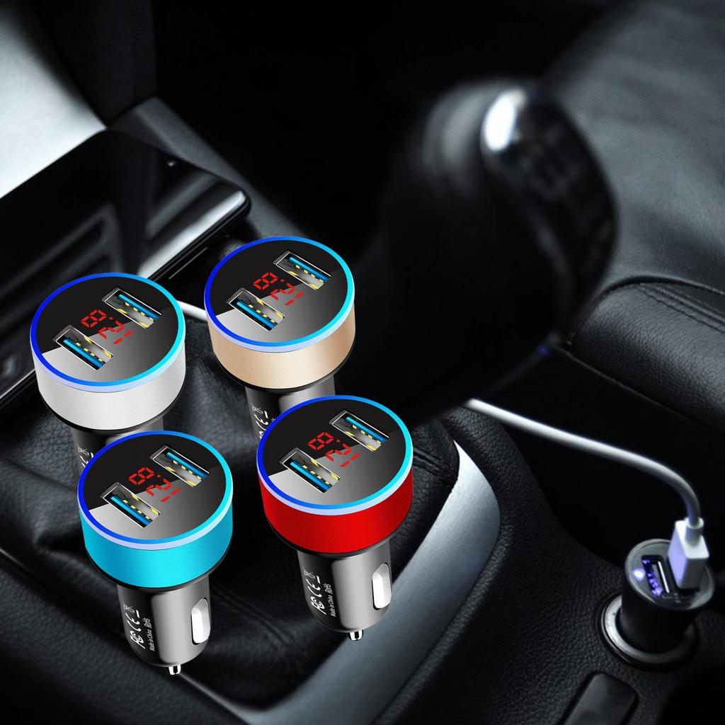 Car Charger Adapter Automotive Accessories Fast Charging for Phones MP3