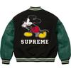 Supreme Number (N)ine Mickey Mouse Varsity Jacket Black