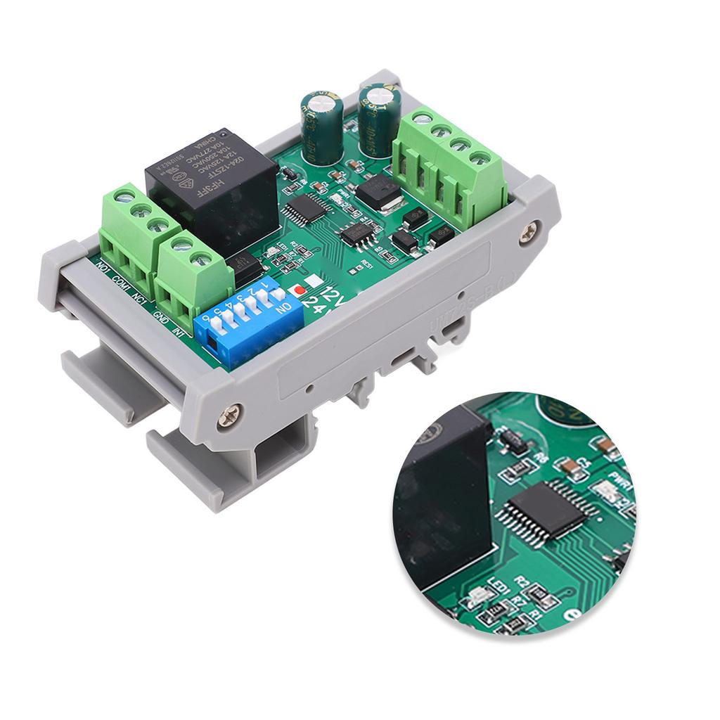 DC 24V 1 Channel Relay Module RS485 Relay Board with Shell for Electrical Equipments