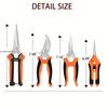 Heavy-Duty Garden Pruning Shears Set, Multi-Functional Pruning Shears/Fruit Picking Shears/Branch Cutters
