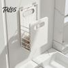 Bathroom Organizer for Dirty Clothes Wall Mounted Laundry Hamper, Breathable Large Capacity Container, Foldable Durable Plastic Hamper Space