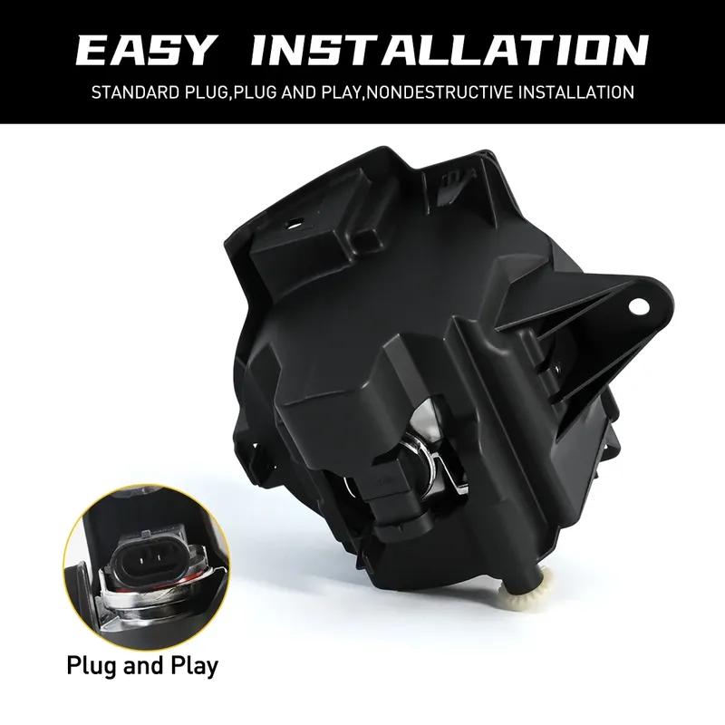 LED-Nebelscheinwerfer-Baugruppe Für Toyota Hilux Vigo MK7 2011 2012 2013 2014 2015 Auto Frontstoßstange Halogenbirne Mit Kabeln Wasserdicht 12V