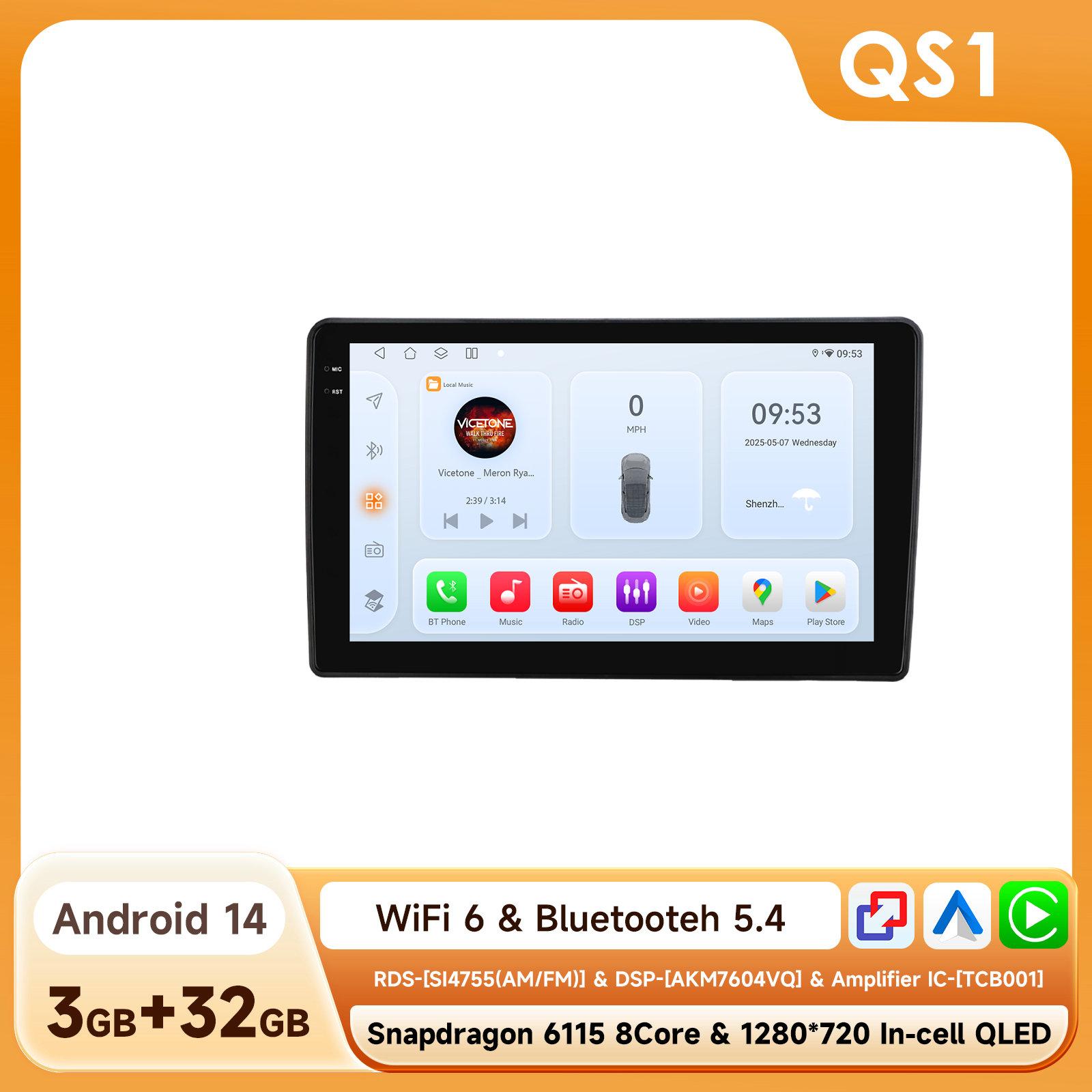 

Hizpo Snapdragon Интеллектуальная Android Автомагнитола для Ford Fiesta 1995-2001 Focus MK1 1998-2004 Carplay Android Auto Мультимедийный плеер DSP GPS Автомагнитола QS1 8Core 3G 32G