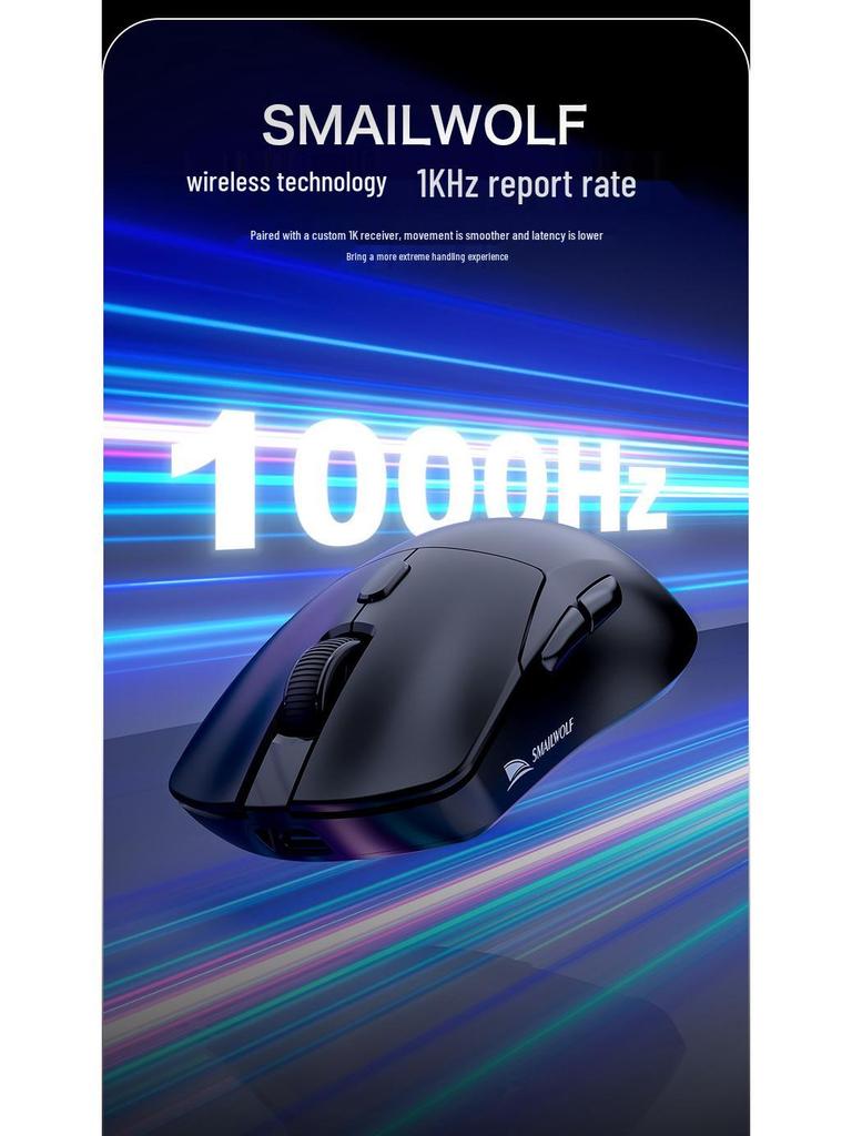 SmaiLang M3 Rechargeable Multi-Mode Wireless Gaming Mouse for Computers & Laptops