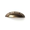 Rei-Handle Rei 2004 Golden Shell Metal 4 Units Worn (9.2 X 2.5 X 2cm)