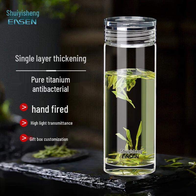 

Shuiyisheng G526 Business Glass Tea Cup