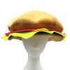 Halloween Hamburger Fancy Hat Cheeseburger Shaped Fast Food Hat Carnival Christmas Party Dress Up