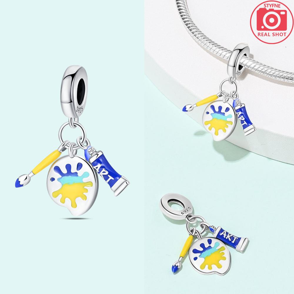 Charm Bead Charms Copper Authentic Blue Snowflake Mermaid Octopus Star Shape Bead Charms Compatible With Bracelets Women Diy Luxury Gift Accessories J