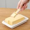 Stylish Japanese Inspired Butter Cheese Storage Case Cutting Tray With Lid For Daily Use Kitchen Accessories