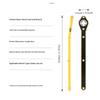 1PC Car Jack Labor Saving Wrench Vehicle Ratchet Wrench Labor Saving Crank Handle Scissor Jack Tire Changing Tool