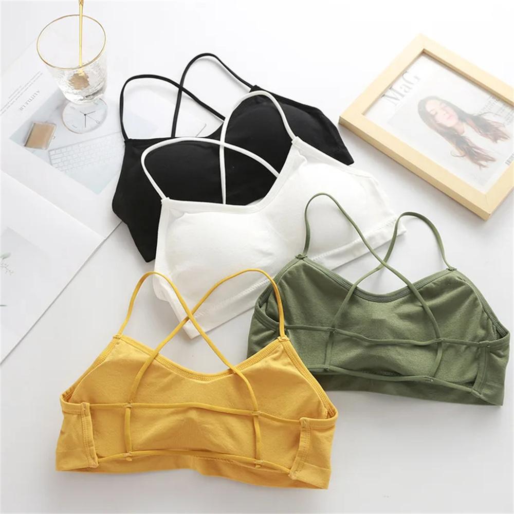 Reggiseno Sportivo Donna con Spalline Incrociate Reggiseno Sportivo Top Corto Yoga per Ombelico Top a Tubo Palestra Fitness Traspirante Bellezza Sexy Reggiseno Schiena