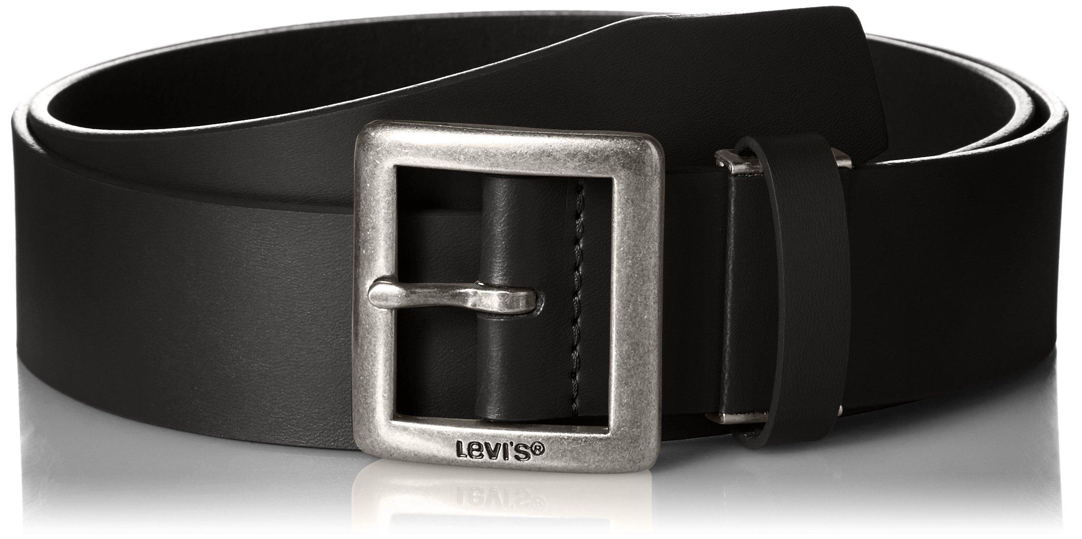 

Levi s Men s Casual Belt 15116023 Made in Vietnam Adjustable Size 15116023 0099 Black Black M