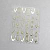 Minimalist 3D Heart & LOVE Line Nail Stickers - Popular TikTok & Xiaohongshu Nail Decals