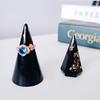 DIY Epoxy Crystal Valentines Day Geometry Circular Cone Rings Holder Mold for Rings Holder Jewelry Storage Home Decor