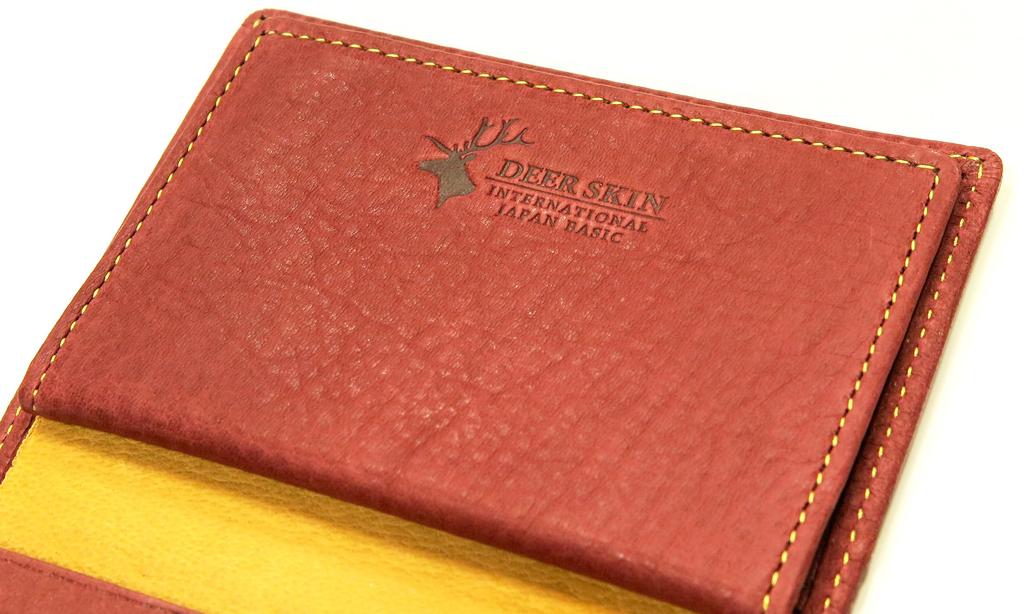 Deer Skin 2 Business card pass holder gusset and pass holder 2353 [CYPRIS] (Deerskin 2) + (through included) (authorized dealer) (green)