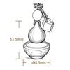 1Pcs Aromatherapy Essential Oil Bottle Hanging Car Perfume Bottle Ornament Auto Air Freshener Car Decoration Interior For Home