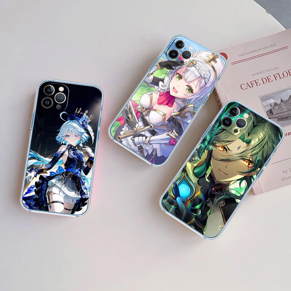LO47 Genshin Impact Phone Case for LG K22 K30 K40 K40S K41 K42 K50 K50S K51 K51S K52 K61 K62 K71 K92 Q60 Q61 V40 V50 V60