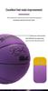 Black and White Suede Leather Basketball, Size 6/7, Non-slip & Sweat-absorbing for Indoor/Outdoor Use