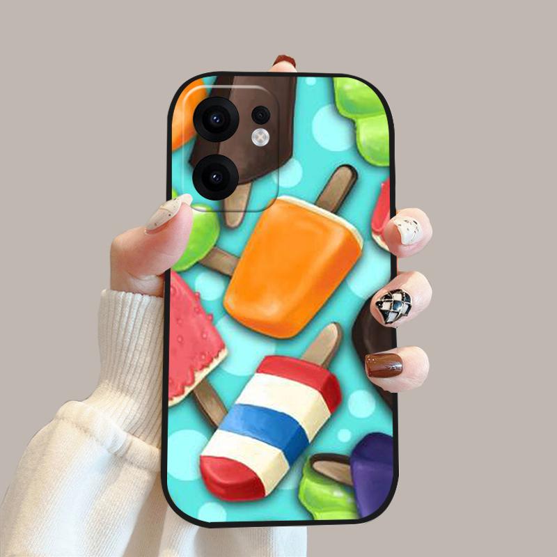 Cartoon Case For Oppo Reno13 F Shockproof Soft Silicone TPU Phone Cover For Oppo Reno 13 F 13F 4G 5G Coque Reno13F Fundas Capa