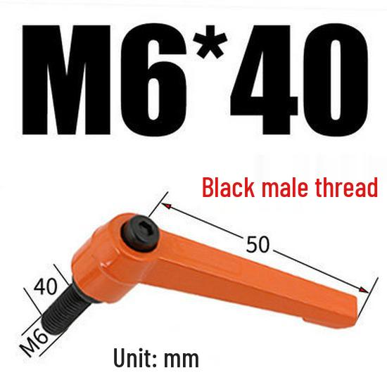 Adjustable Ratchet Handle L-Shaped Wrench with M5/M10/M16 Set Screw 7-Shaped Quick Lock Bolt