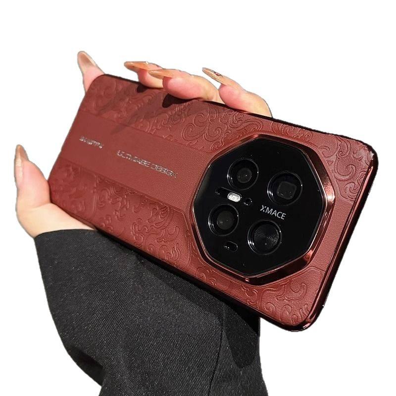Applicable To Huawei Mate11RS Extraordinary Master Yunlong Pattern Mobile Phone Case Magic1 All-inclusive Leather New Protective Case